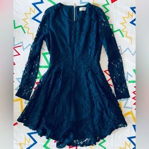 Altar’d State Navy Lace Dress